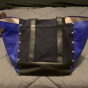 Authentic Sacai Large Blue Square Tote bag